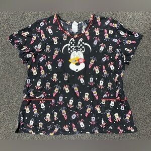 Disney Minnie Mouse women’s XL cotton scrub top